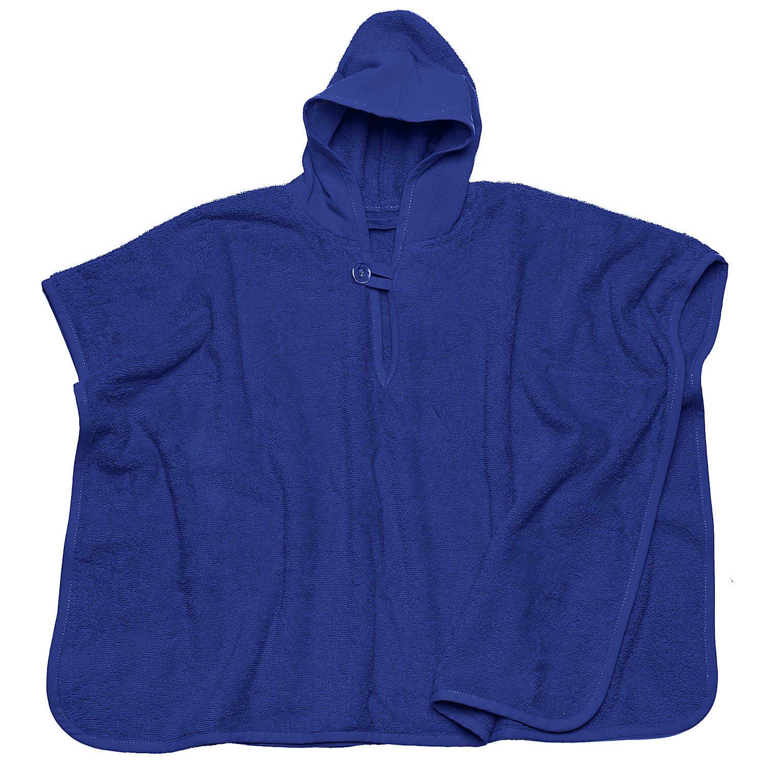 buttinette Frottier-Poncho, königsblau, 55 x 71 cm