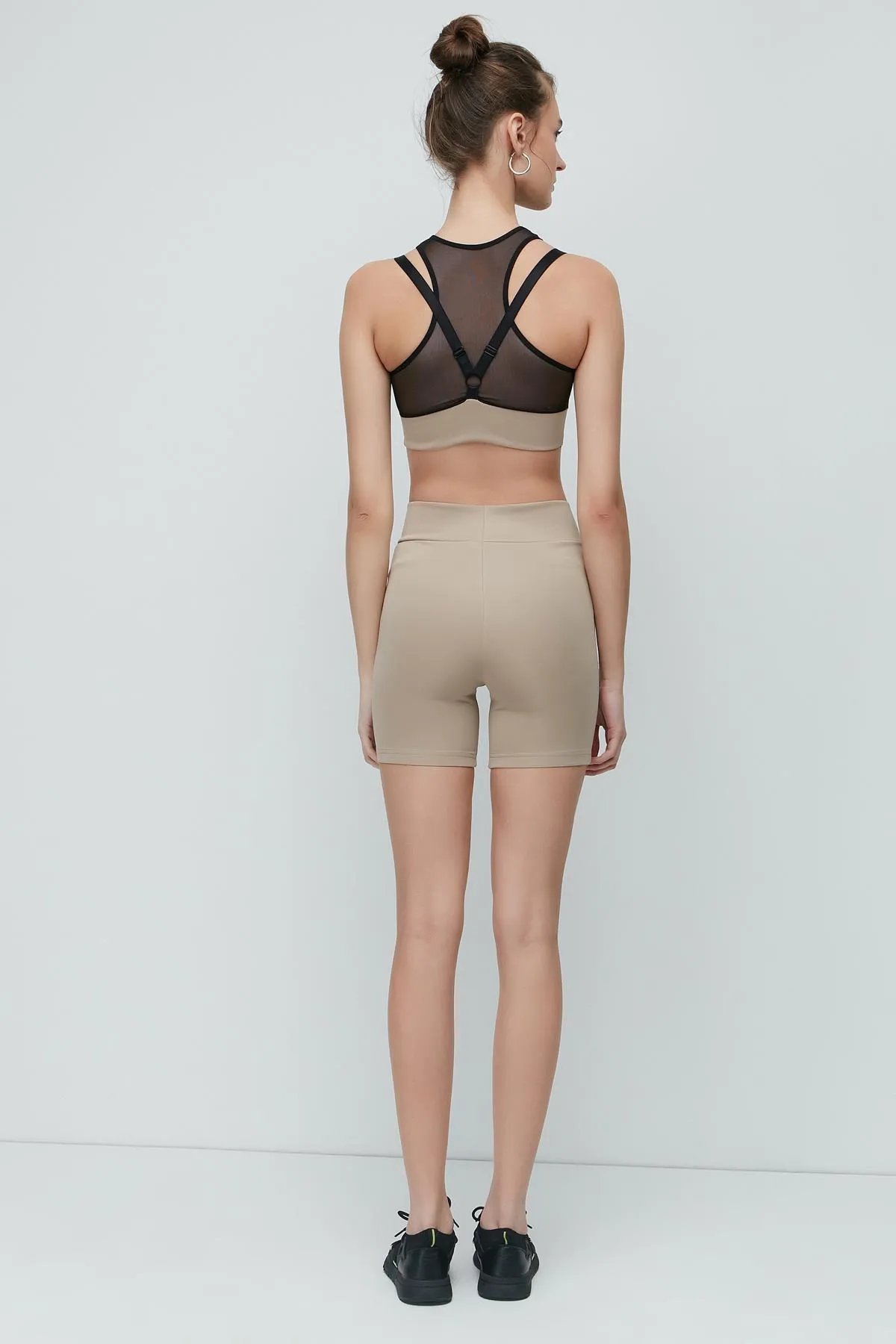 C&City  Bustier-Langshorts-Set mit Tülldetail 9150 Nerz