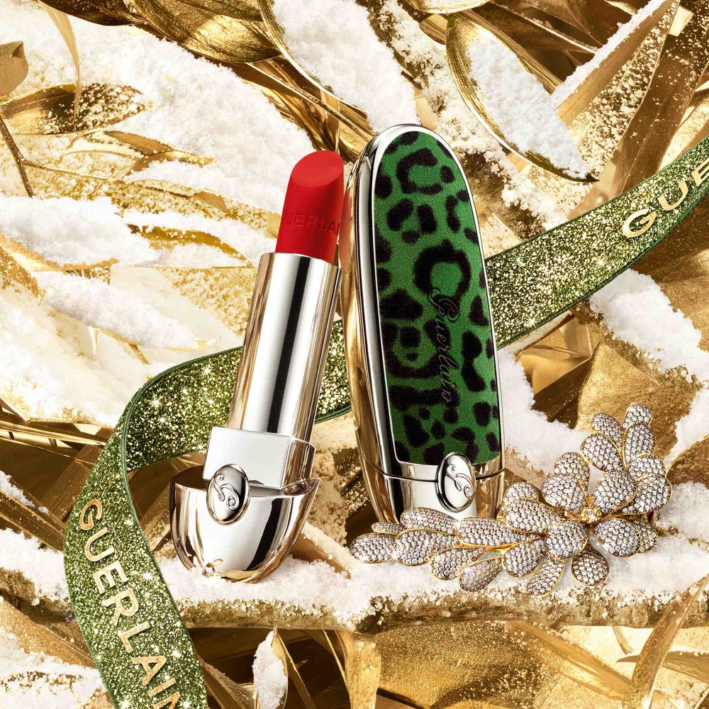 Guerlain Rouge G Édition Limitée « Fantasy Bestia ry » L'Écrin double miroir