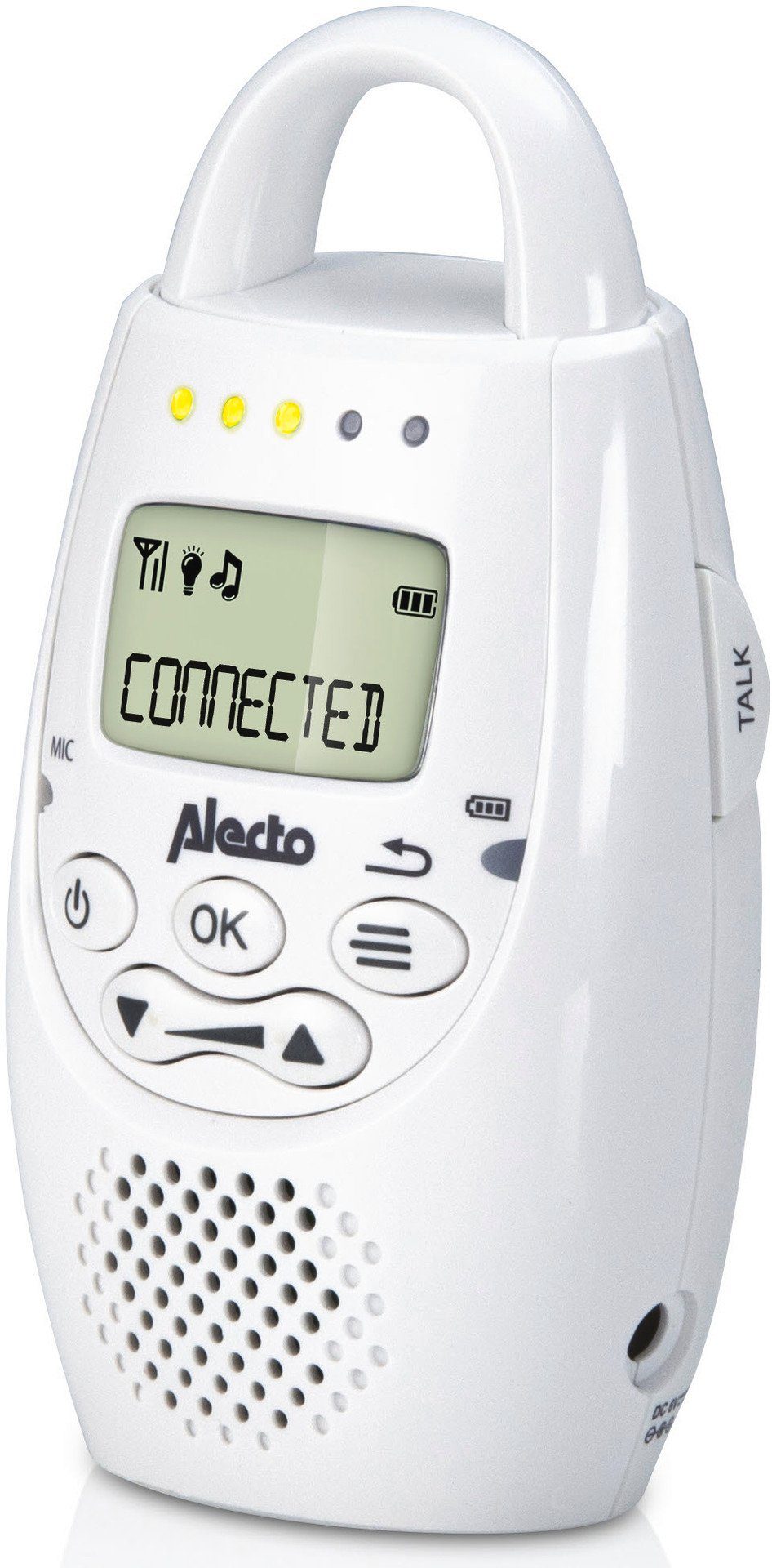 Alecto Babyphone DBX-84 DECT Babyphone Eule, mit Gegensprechfunktion