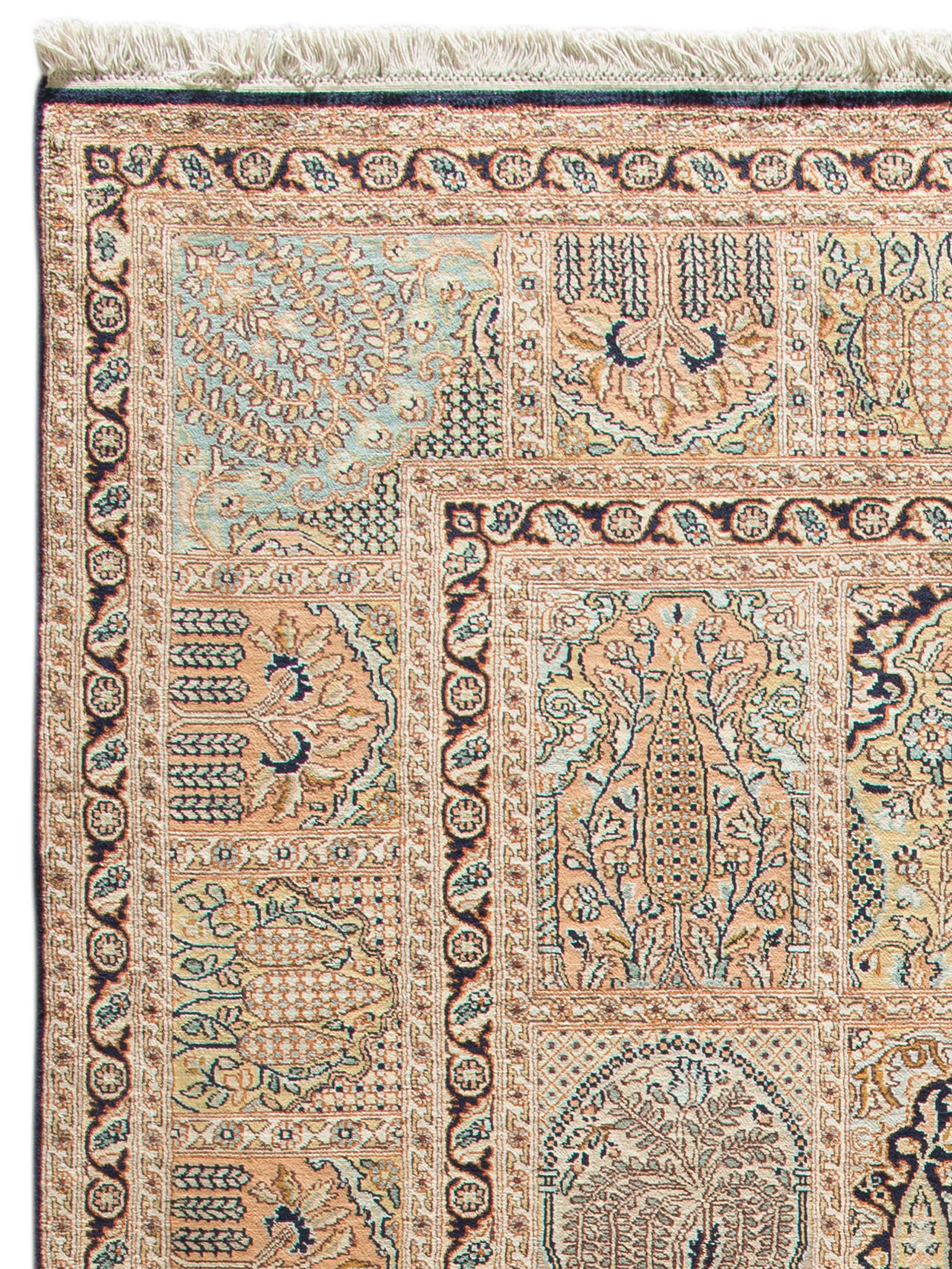Kaschmir Seide 18/18 ca. 250 x 323 cm, Unikat / Einzelstück