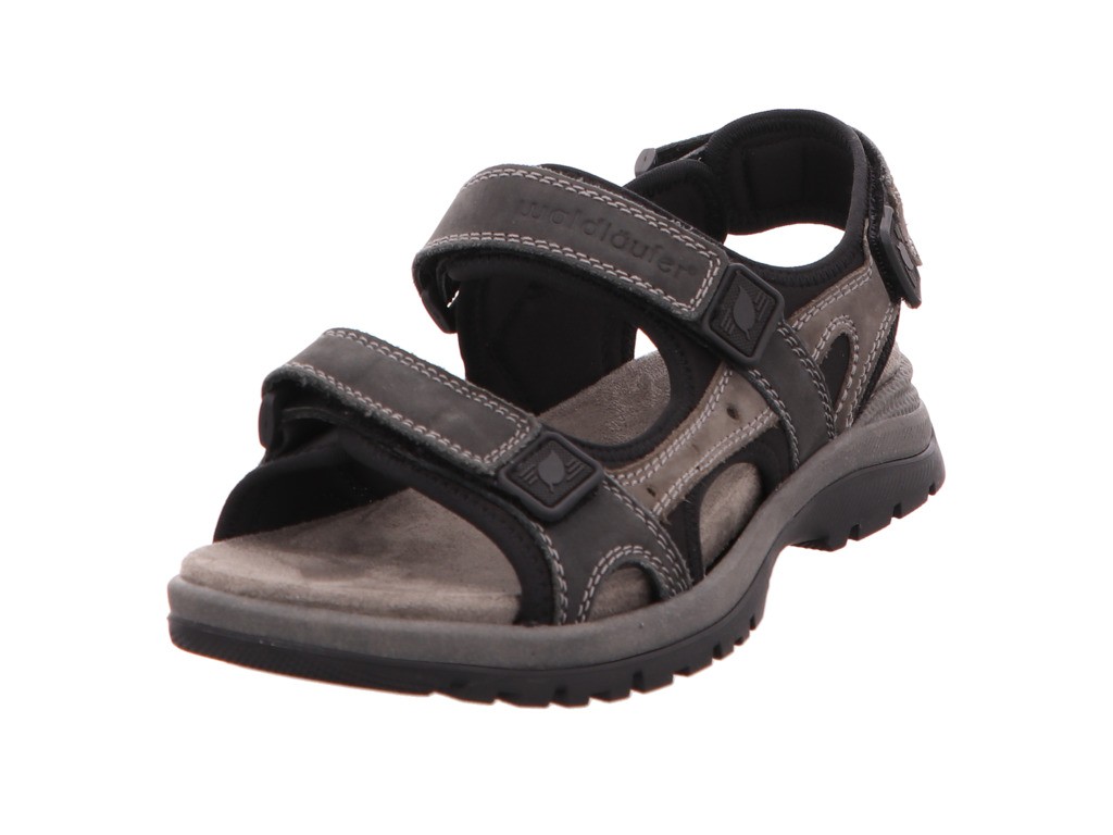 WALDLÄUFER Komfort Sandalen schwarz 746001