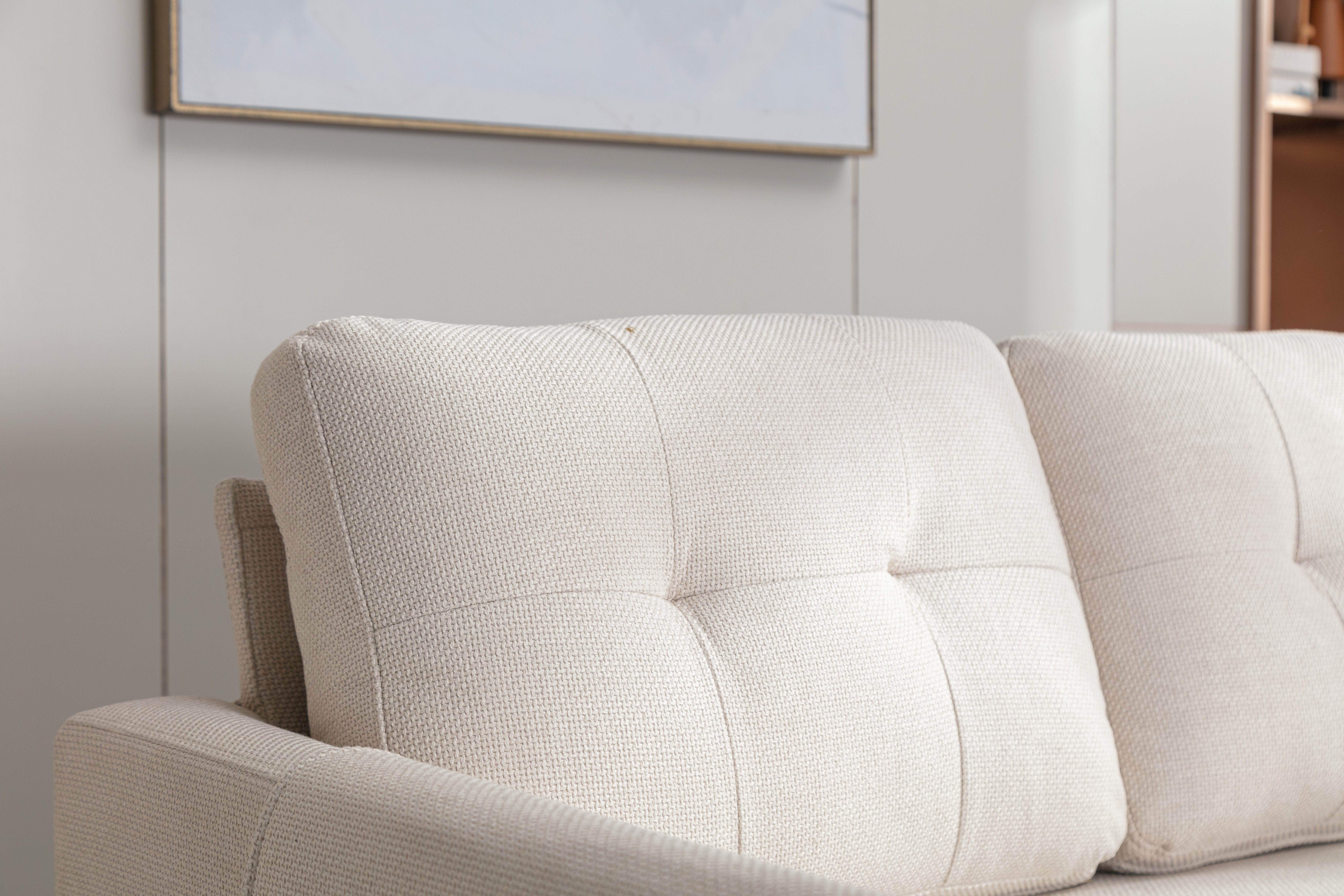 Ulife Ecksofa L-Form,Eckcouch Polsterecke mit Stauraum, mit Schlaffunktion, mit Hocker Couch