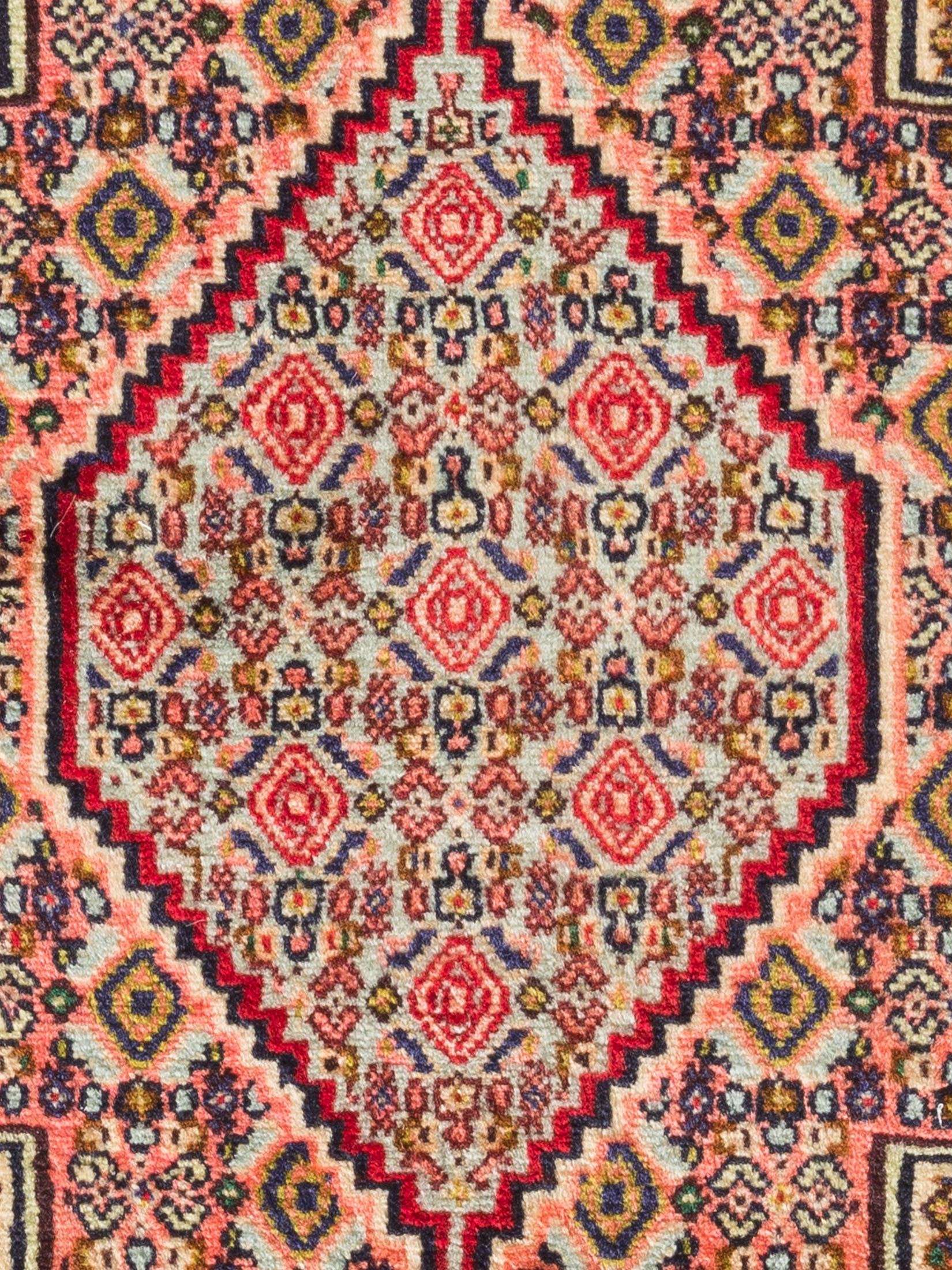 Senneh ca. 125 x 160 cm, Unikat / Einzelstück