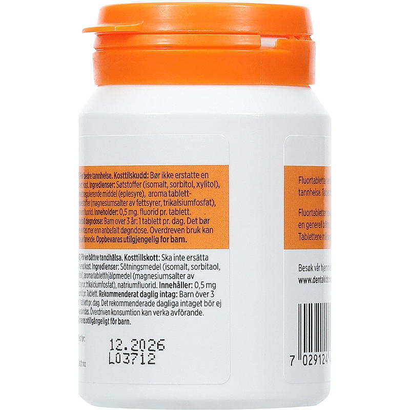 Fluortabletter Dentakids 150 stk