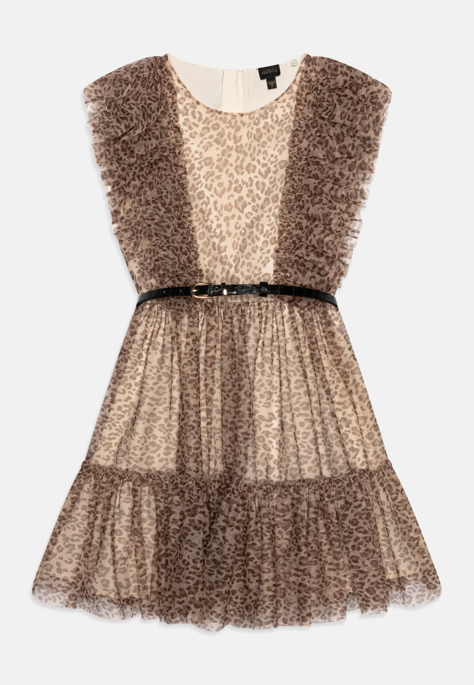 Guess JUNIOR MESH DRESS CEREMO - Vestido elegante