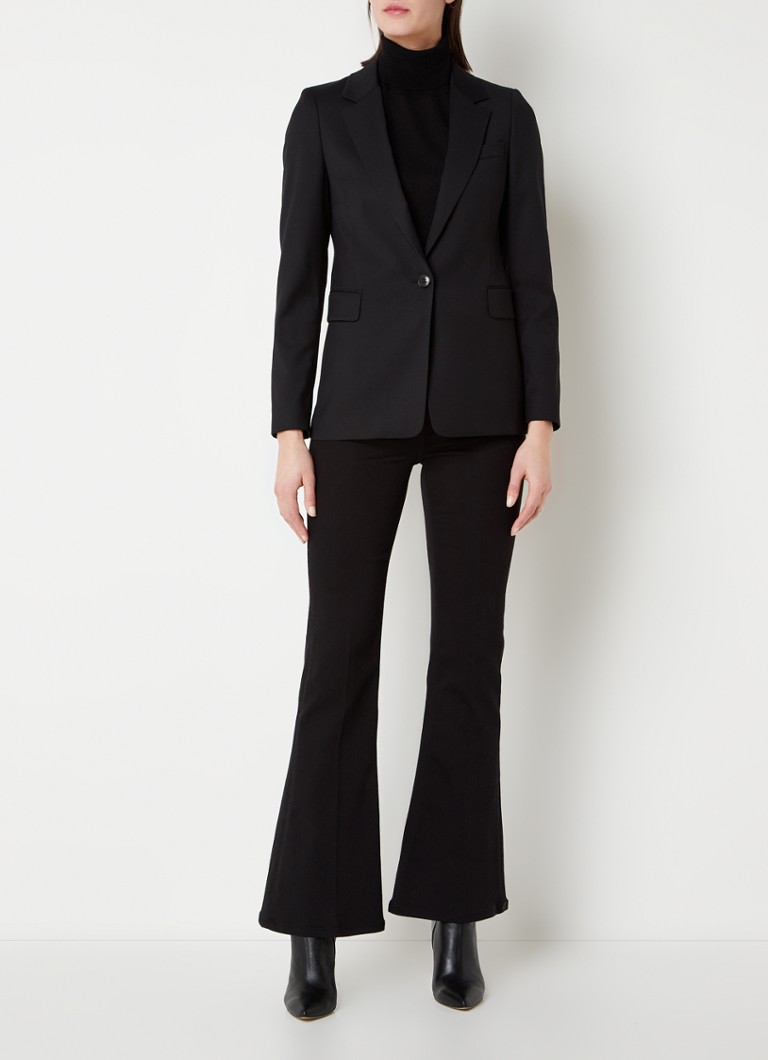 Blazer Reiss Haisley in misto lana con tasche a patta