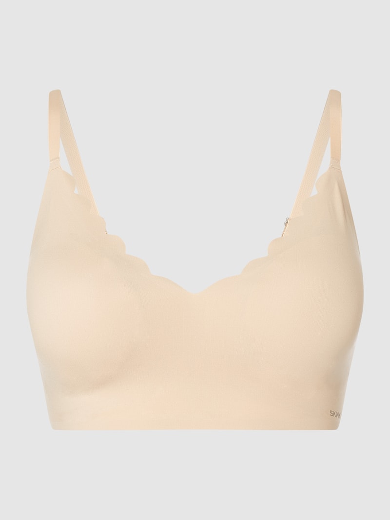 Bustier aus Mikrofaser Modell 'Micro Lovers' - wattiert in beige