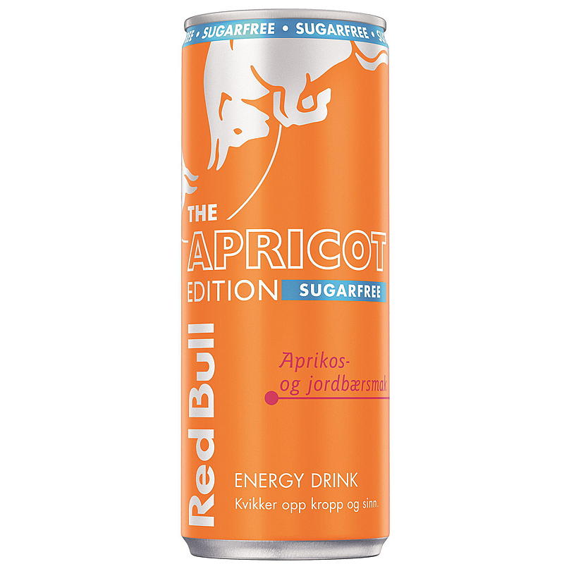Red bull Red Bull 250 ml u/sukker Apricot edition