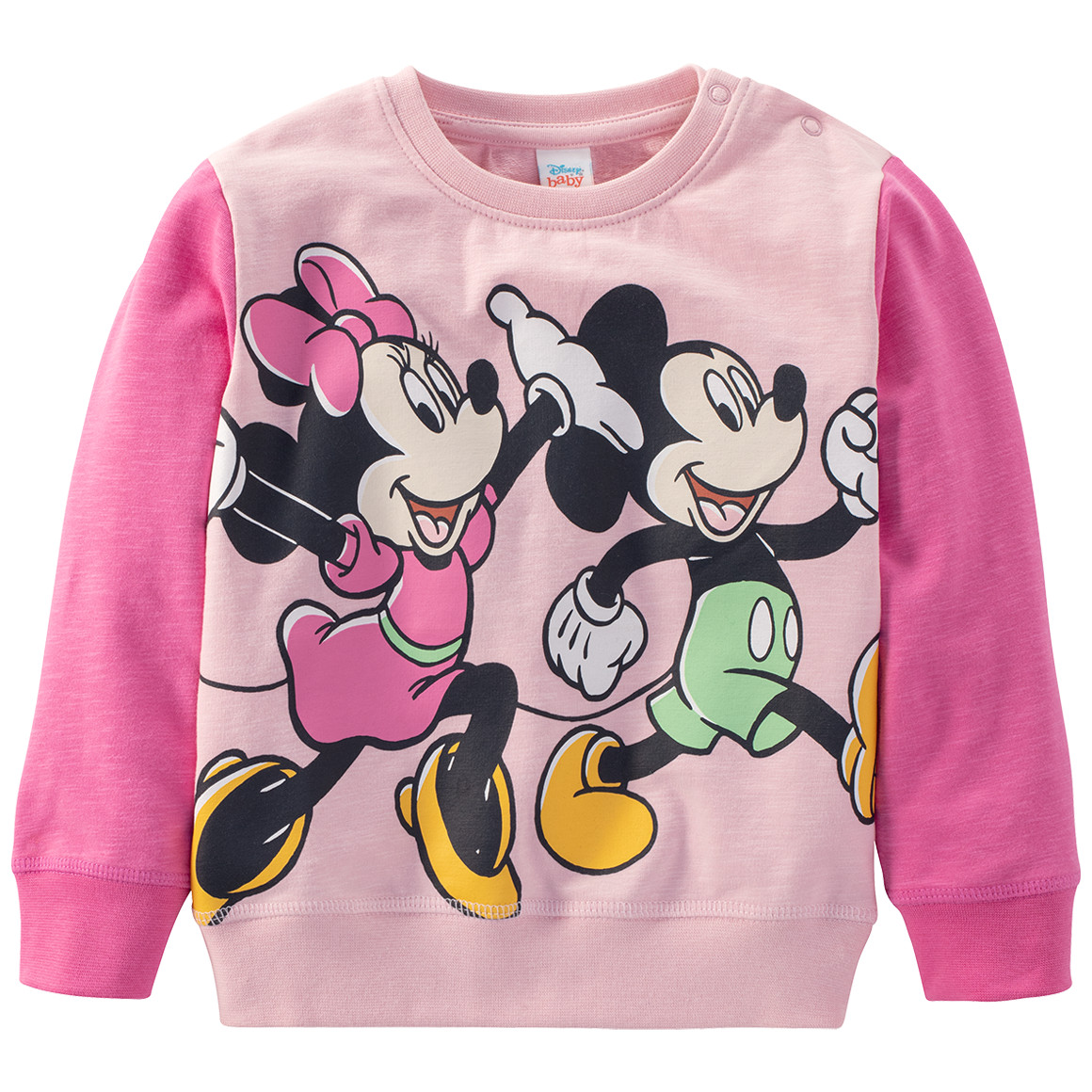 Minnie Maus Sweatshirt mit Farbteiler