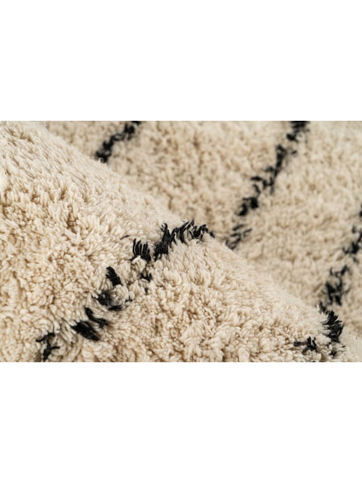 Kayoom Teppich Kessiah in Creme / Schwarz günstig kaufen