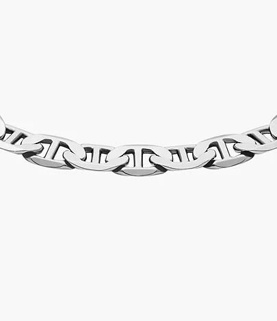 Fossil Gliederarmband Heritage Anchor Chains Edelstahl