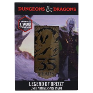 Dungeons & Dragons Metallbarren - 35th Anniversary Legend of Drizzt (Limited Edition)