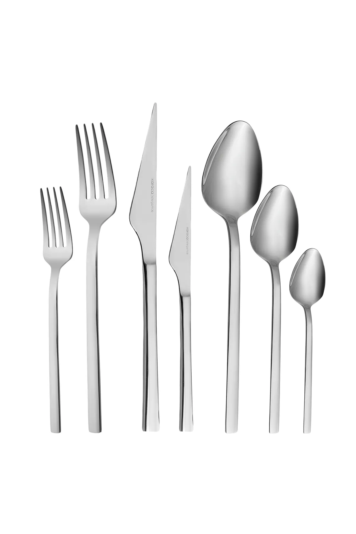 Karaca  Sedir Elegance Besteckset für 12 Personen, 84-teilig - Hochwertiges 18/10 rostfreies