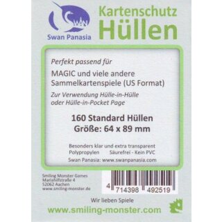 Swan Panasia Kartenhüllen 64mm x 89mm (160)