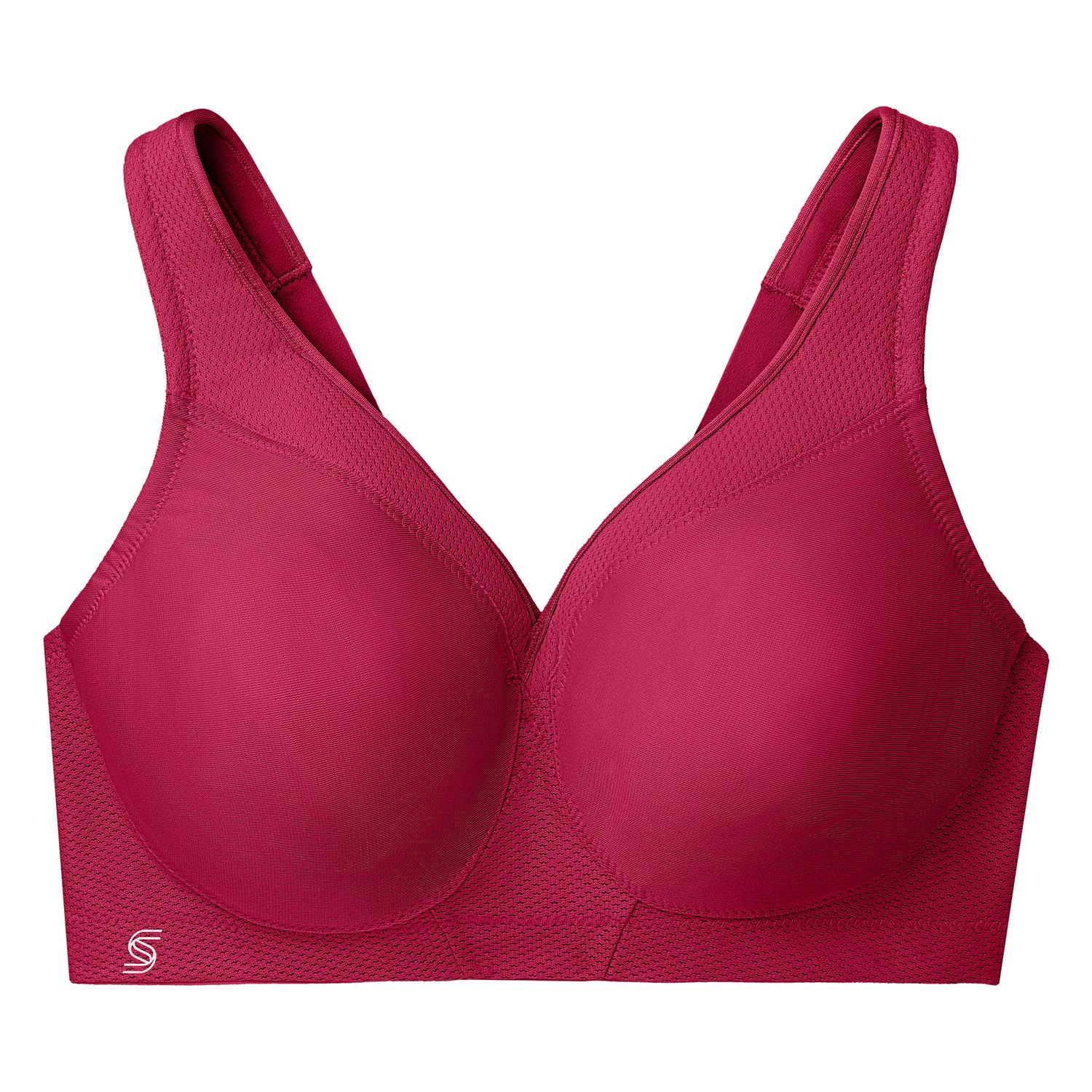 Nahtloser MagicLift-Sport-BH - Rubinrot