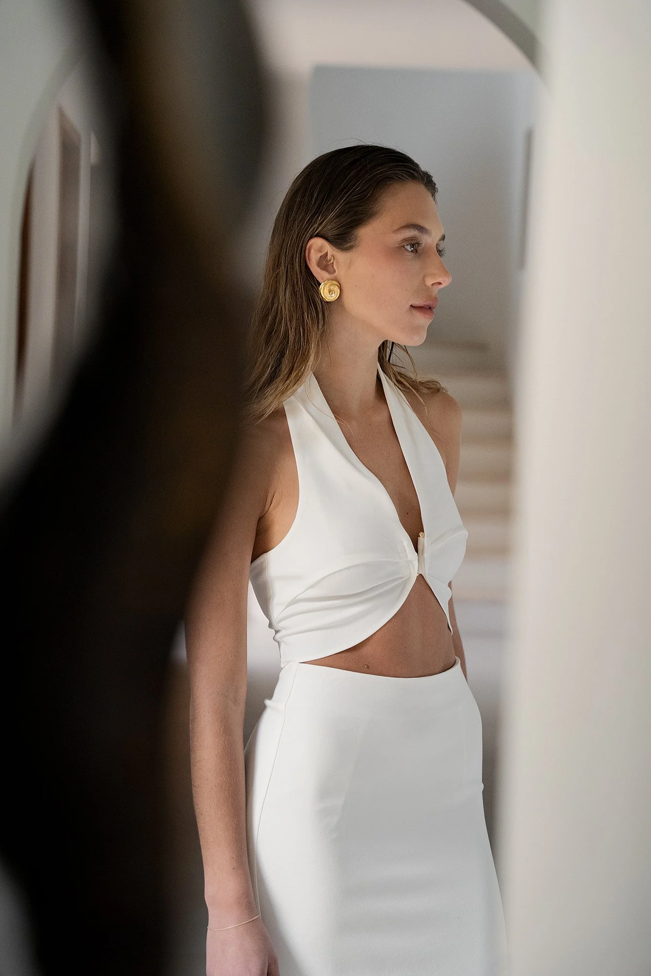 Neckholder-Top mit Detail vorne