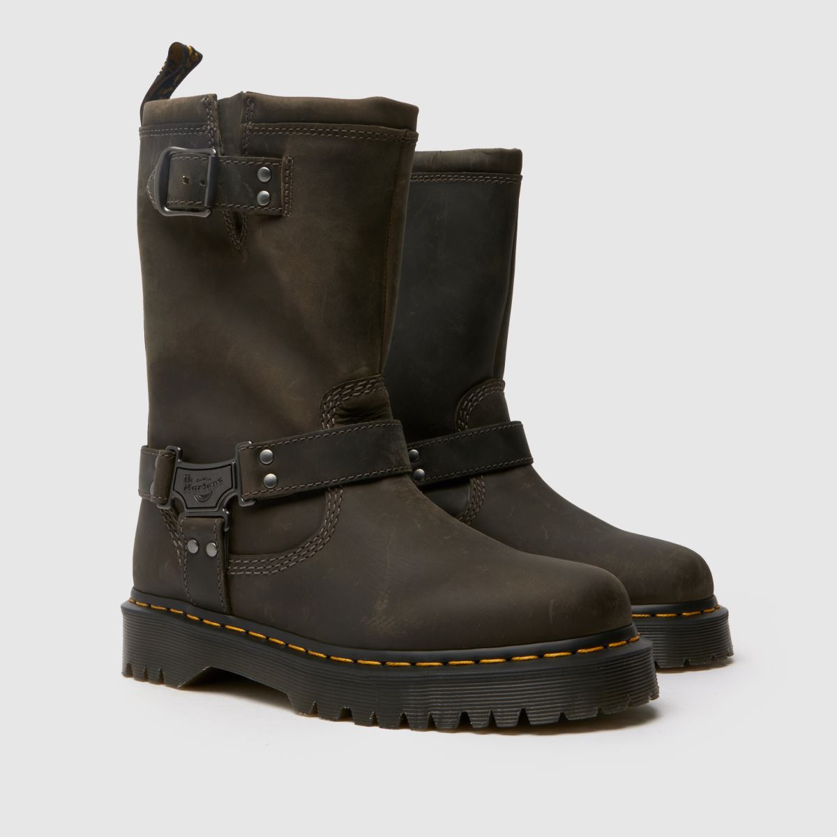Dr Martens – Anistone – Grå höga stövlar