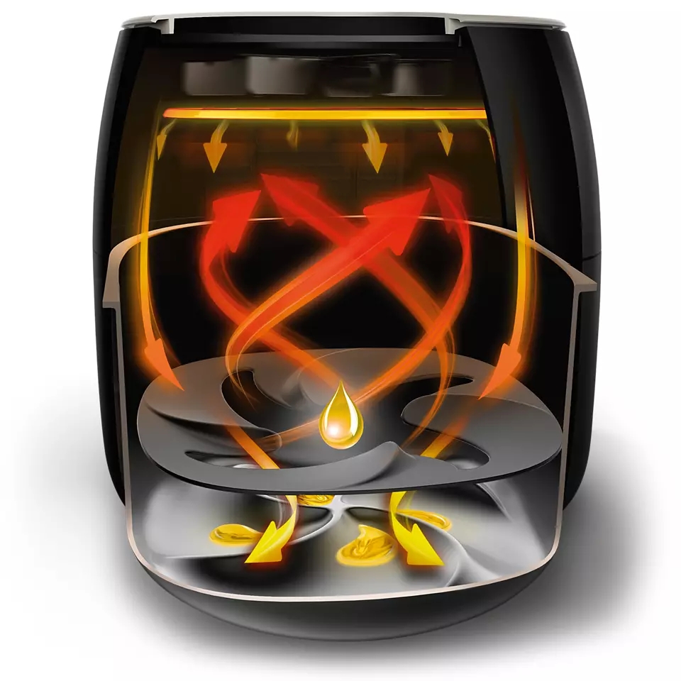 Premium Airfryer XXL with Fat Removal Technology