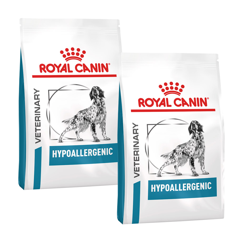 ROYAL CANIN Hypoallergenes Hundefutter ROYAL CANIN Veterinary Hypoallergenic 2x14 kg