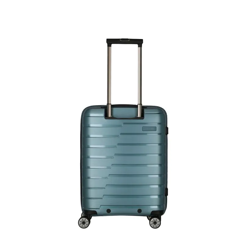 Travelite AIR BASE Trolley S m. Vortasche (4 Räder) - Eisblau