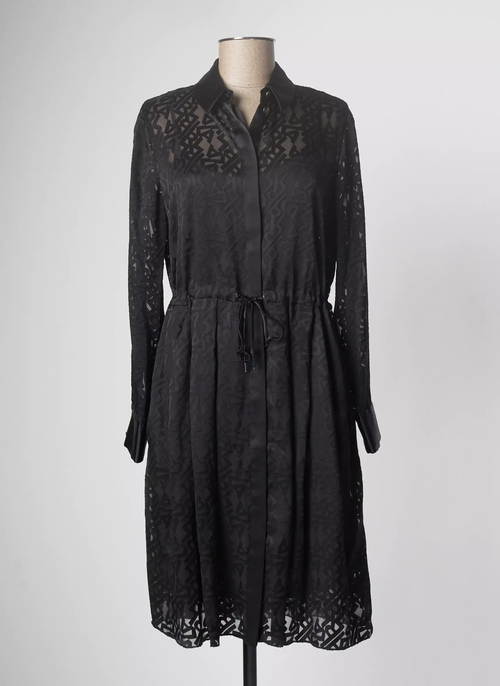 Karl Lagerfeld Robes Mi Longues Femme couleur noir