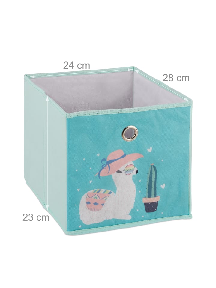 relaxdays Kinderregal Lama in Bunt - (B)27,5 x (H)89 x (T)30 cm günstig kaufen onesize