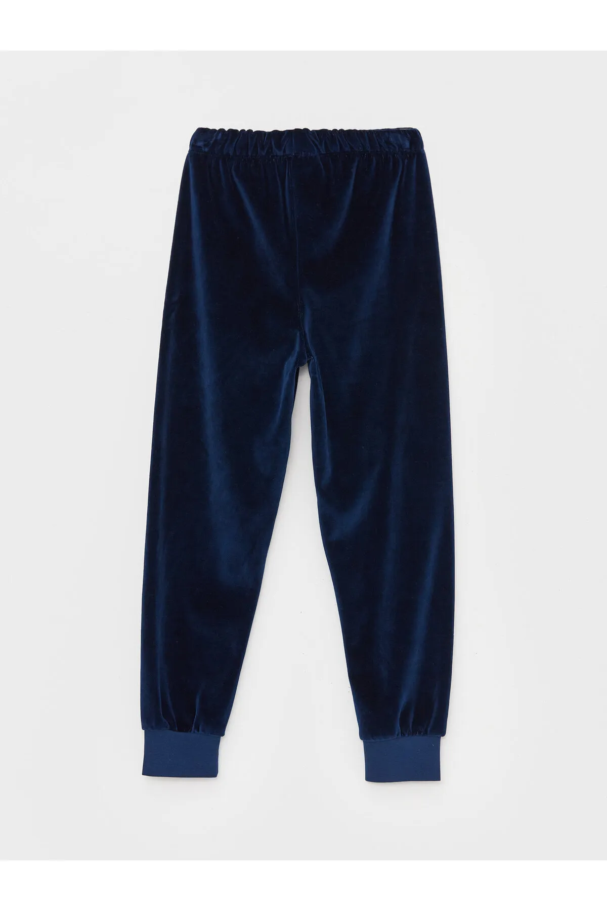 LC Waikiki  Jungen-Pyjama-Set aus Samt mit Rundhalsausschnitt und langen Ärmeln