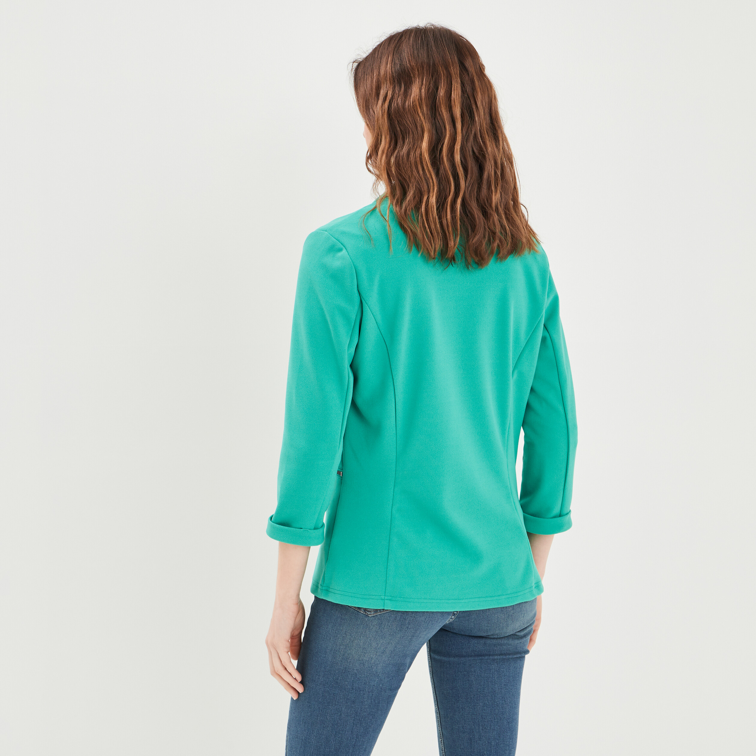 Veste blazer cintré vert menthe femme | La Halle