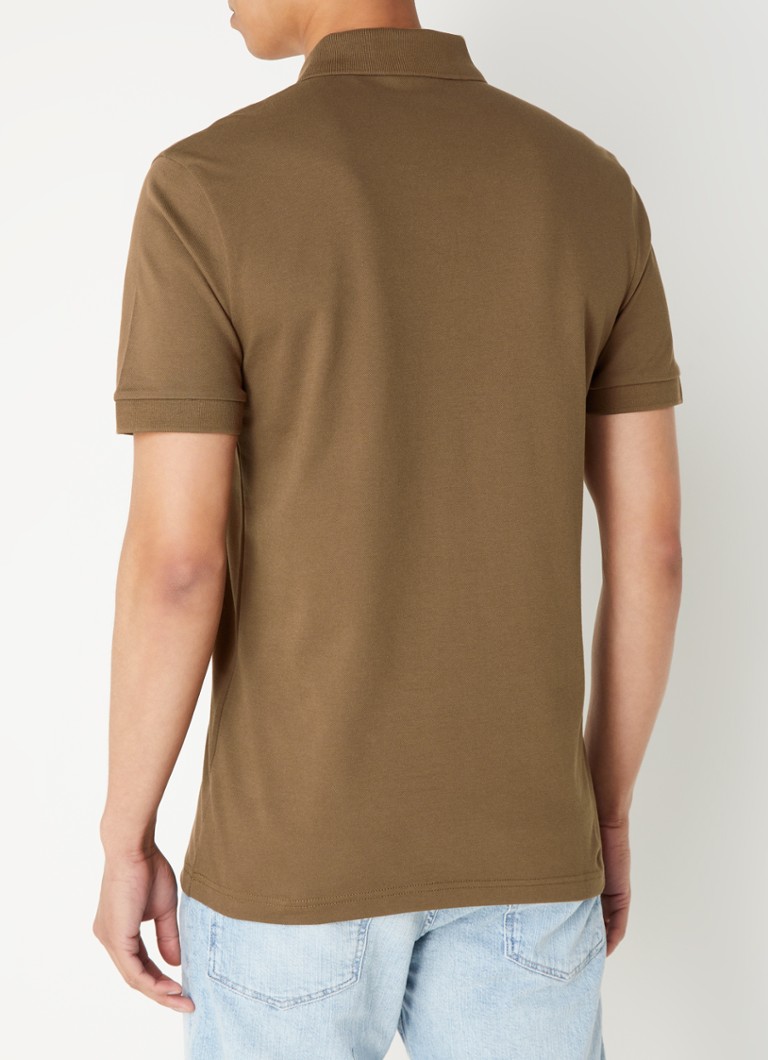 Polo HUGO BOSS Passenger slim fit com logotipo