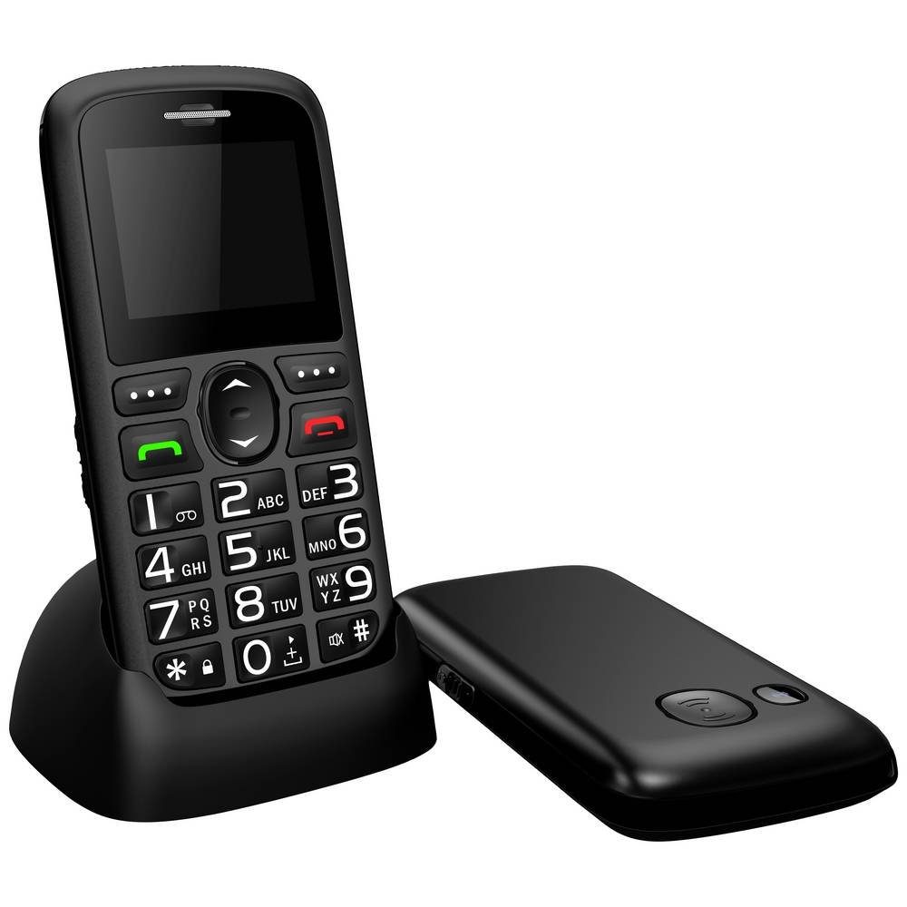 ROXX Senioren-Handy Seniorenhandy (mit Ladestation, SOS Taste)