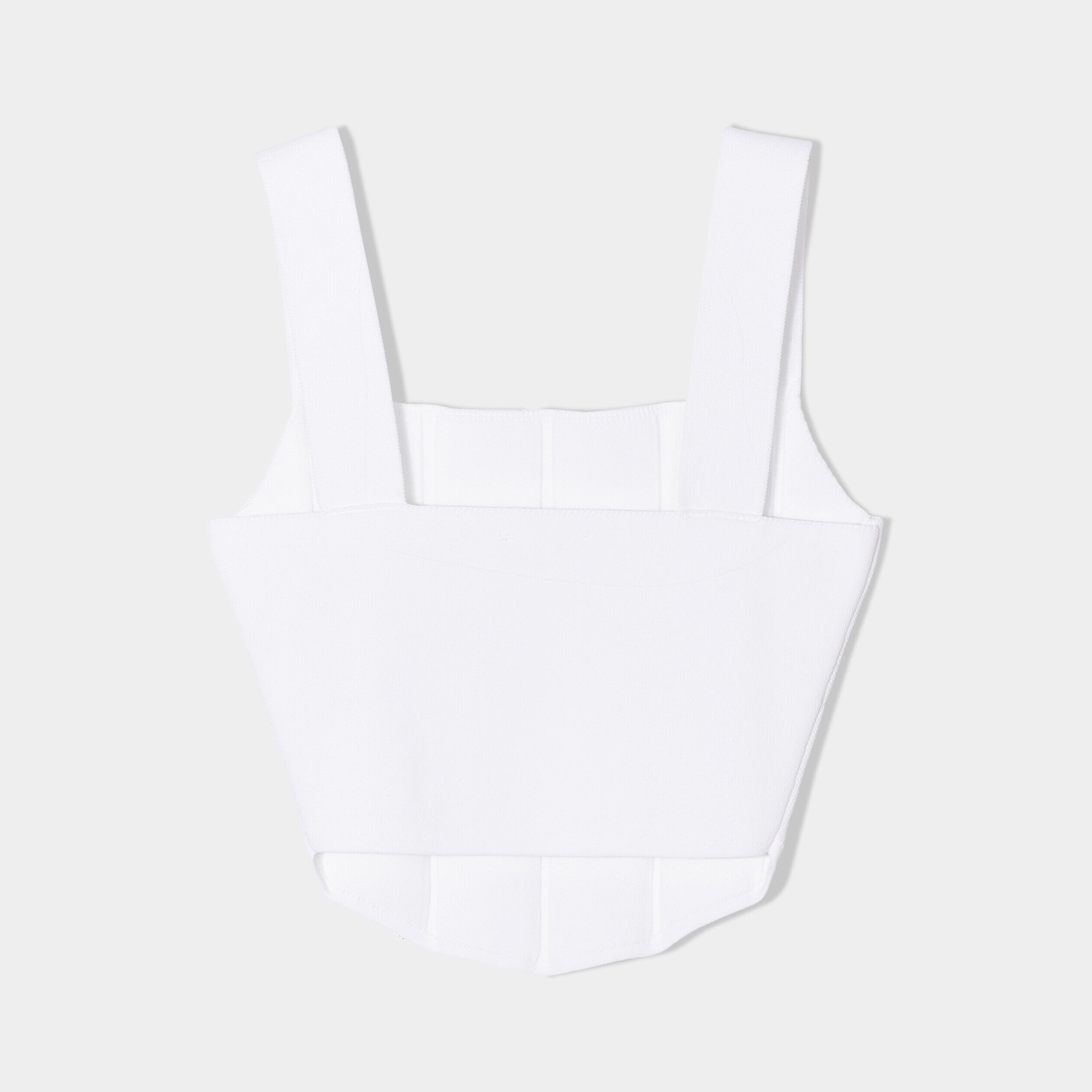 Crop top tricot gaînant ecru femme | Cache Cache