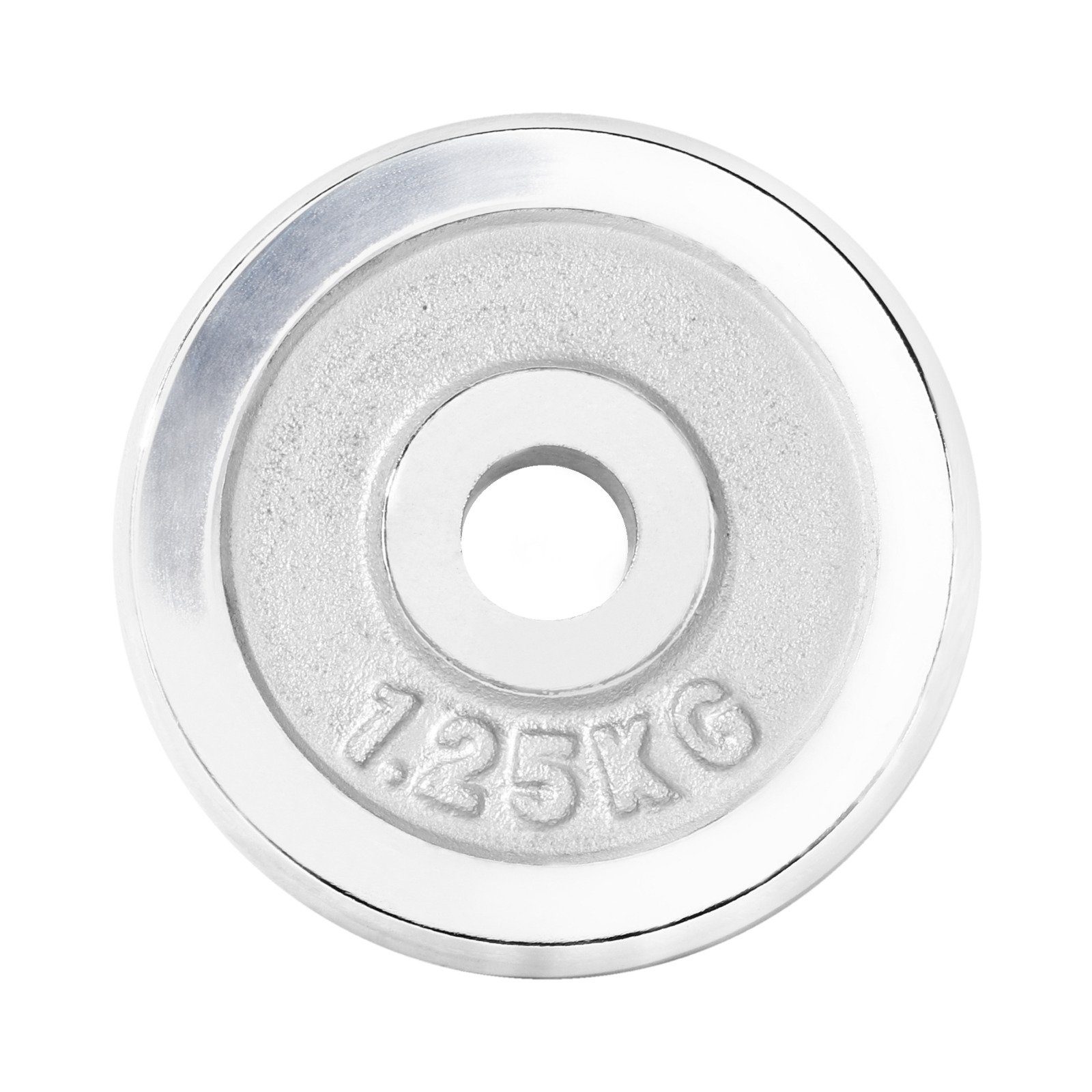 GORILLA SPORTS Hantelscheiben Einzeln/Set, 30/31mm Bohrung, aus Chrom, Gewichtsscheiben, Chrom