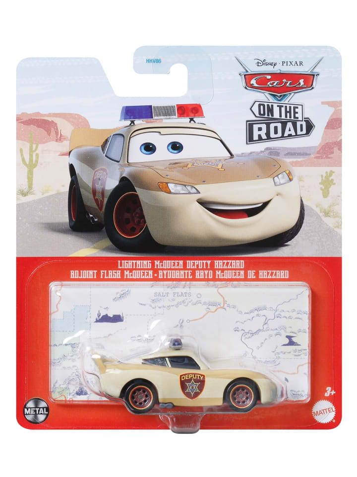 Disney Cars Fahrzeug Racing Style | Die Cast 1:55 Auto in Lightning Deputy günstig kaufen onesize