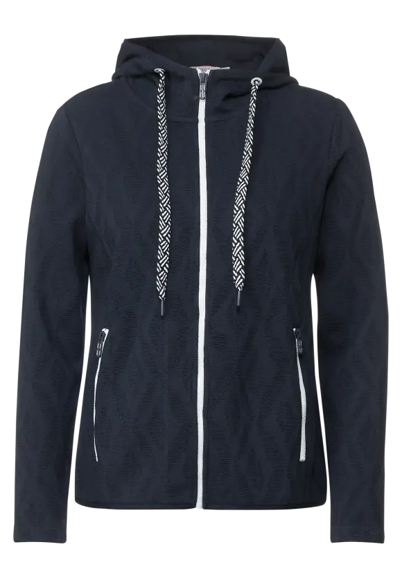 CECIL Jacquard Sweatjacke