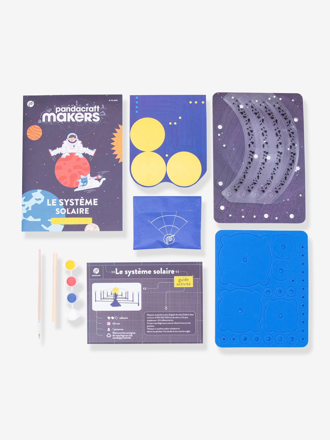 Kit collector Le système solaire 8/12 ans PANDACRAFT noir
