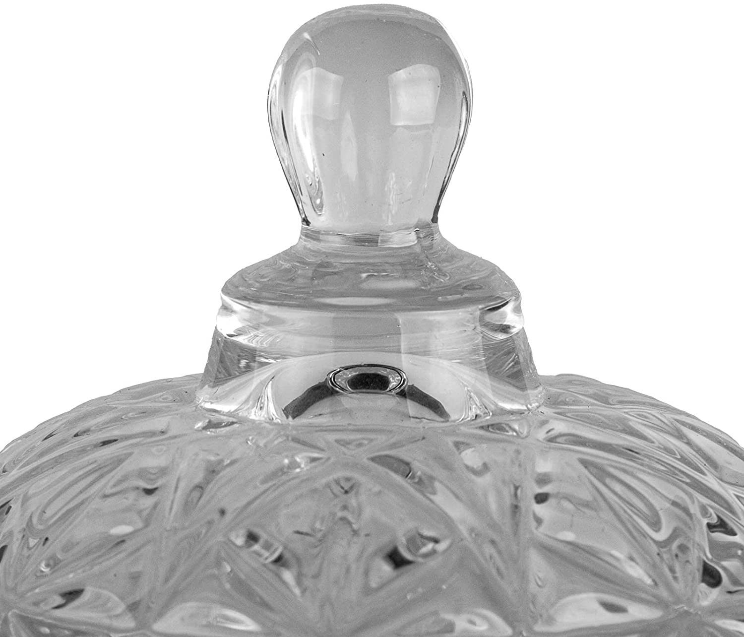 DRULINE Allzweckkiste Bonbonglas Bonbonniere aus Vorratsglas Glasgefäß