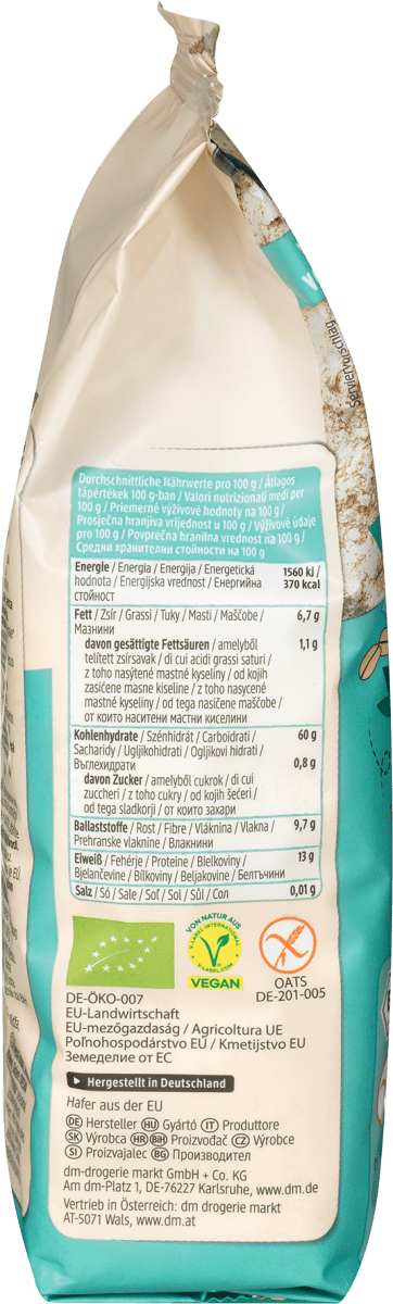 Mehl, Hafer-Mehl, glutenfrei, 500 g