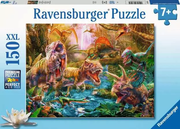 Kinderpuzzle ab 7 Jahren - Versammlung der Dinosaurier - 150 Teile