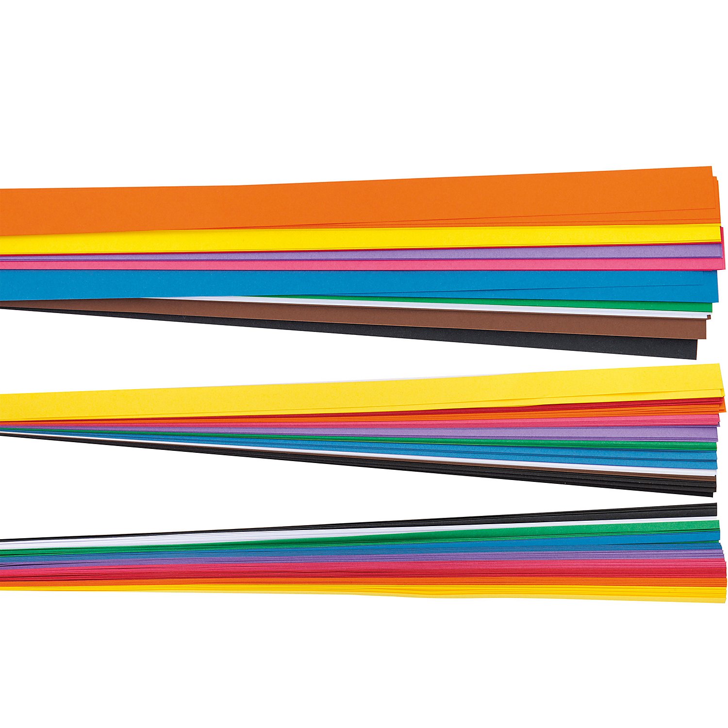 Tonpapierstreifen, bunt, 300 Stück
