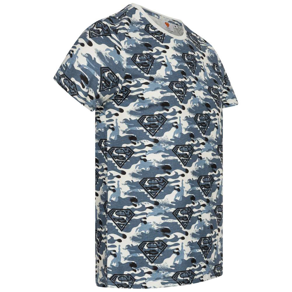 Superman DC Comics Herren T-Shirt ER3531-blue