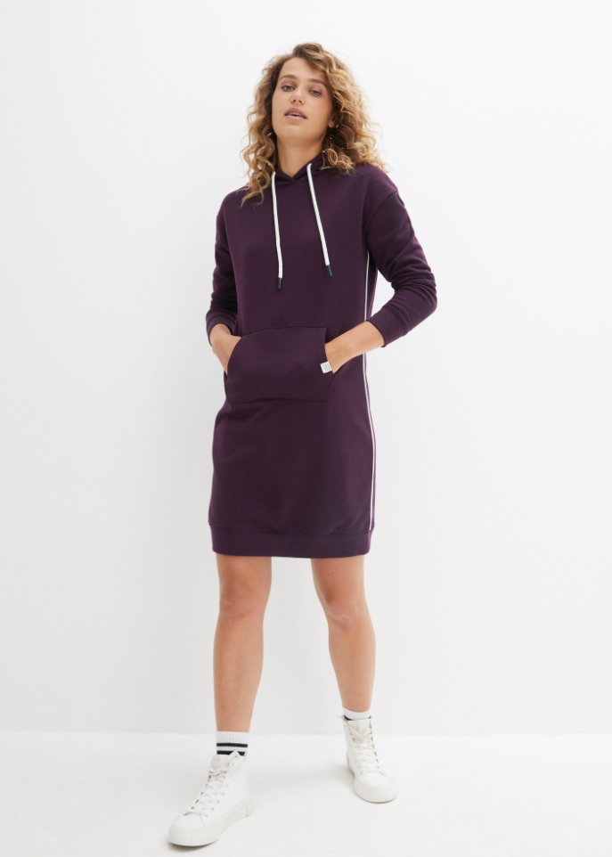 Sweatkleid mit Kapuze