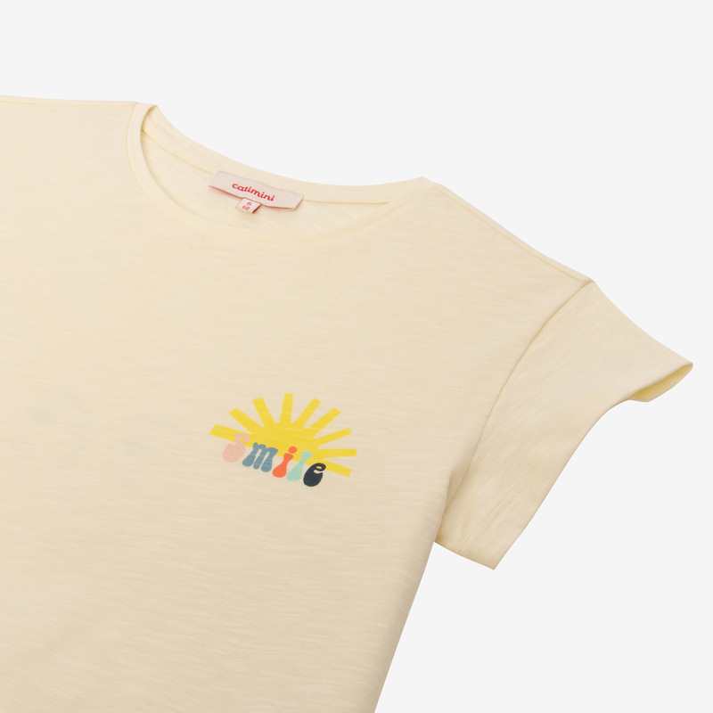 T-shirt fille soleils jaune Catimini