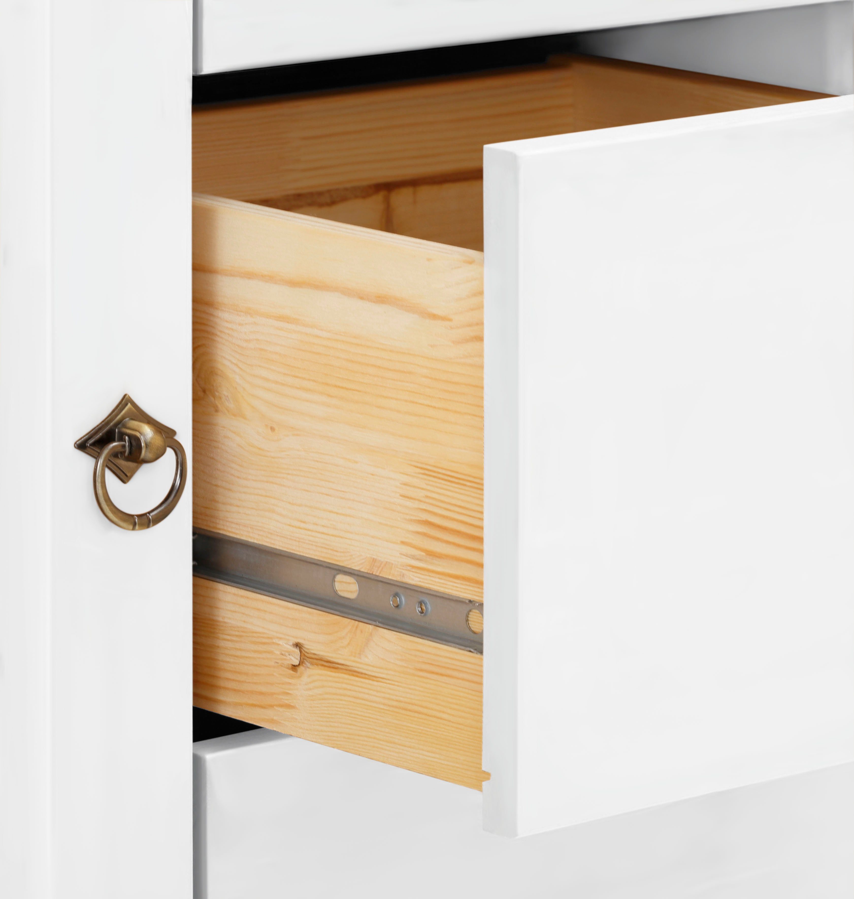 Home affaire Highboard Ferrera, im romantischen Landhausstil