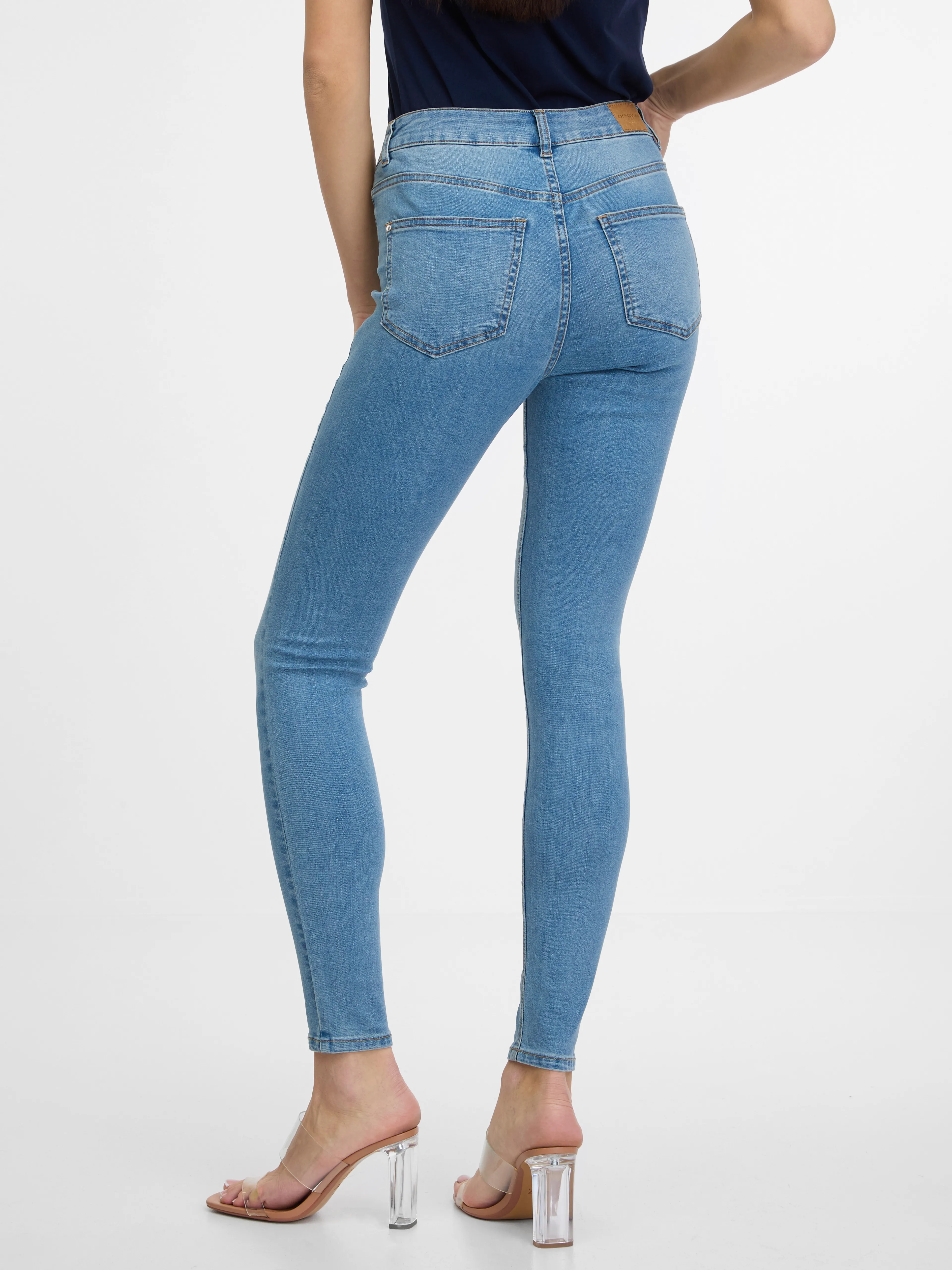 Hellblaue Damenjeans Skinny Fit ORSAY