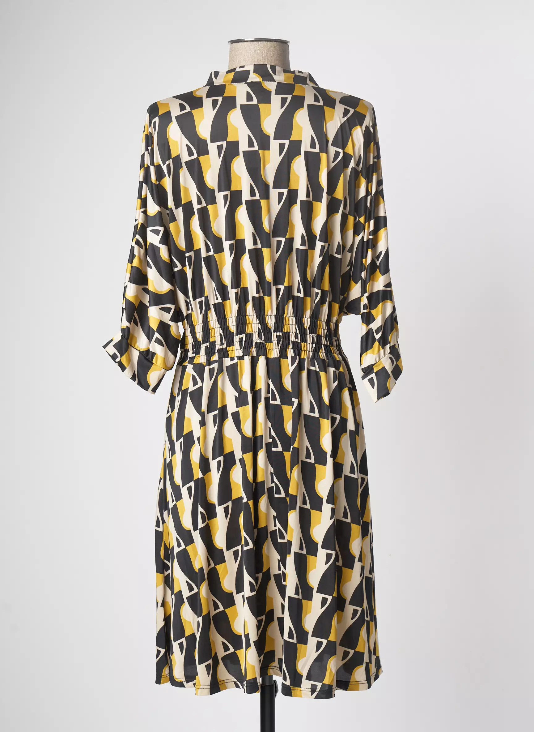 Acbelle Robes Mi Longues Femme couleur noir