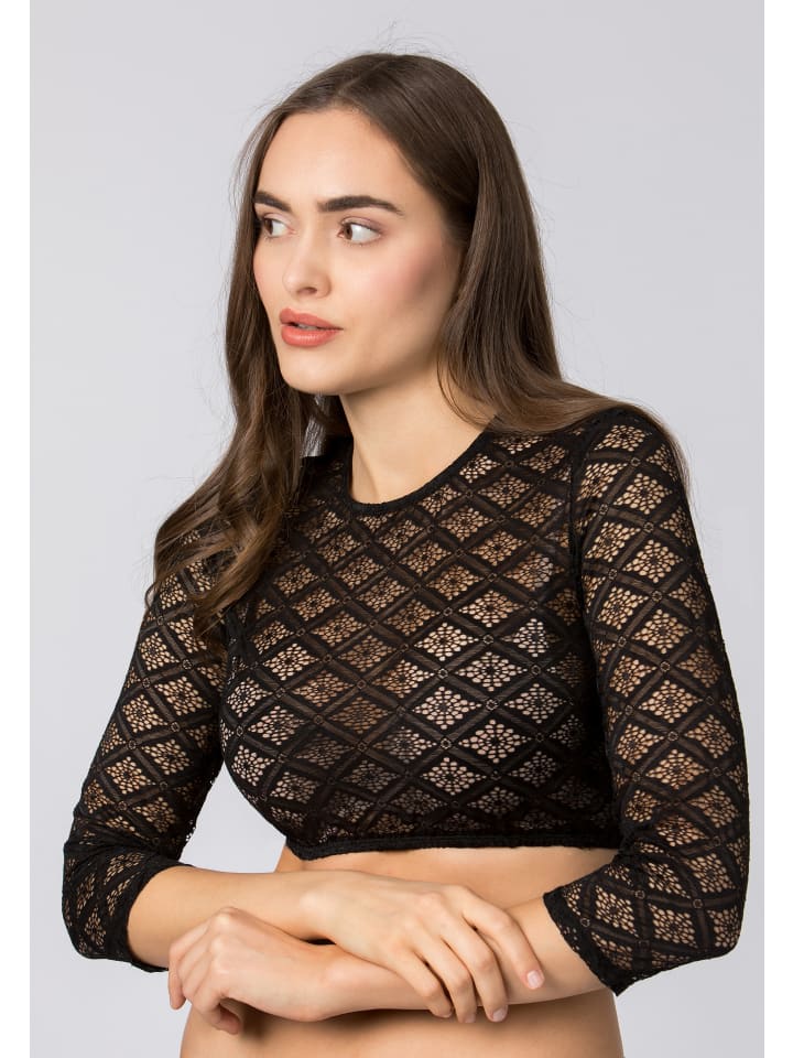 Stockerpoint Stockerpoint Dirndlbluse Holly in schwarz günstig kaufen