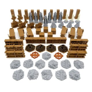 Scenery Update Pack for Gloomhaven to Jaws of the Lion – 69 Pieces