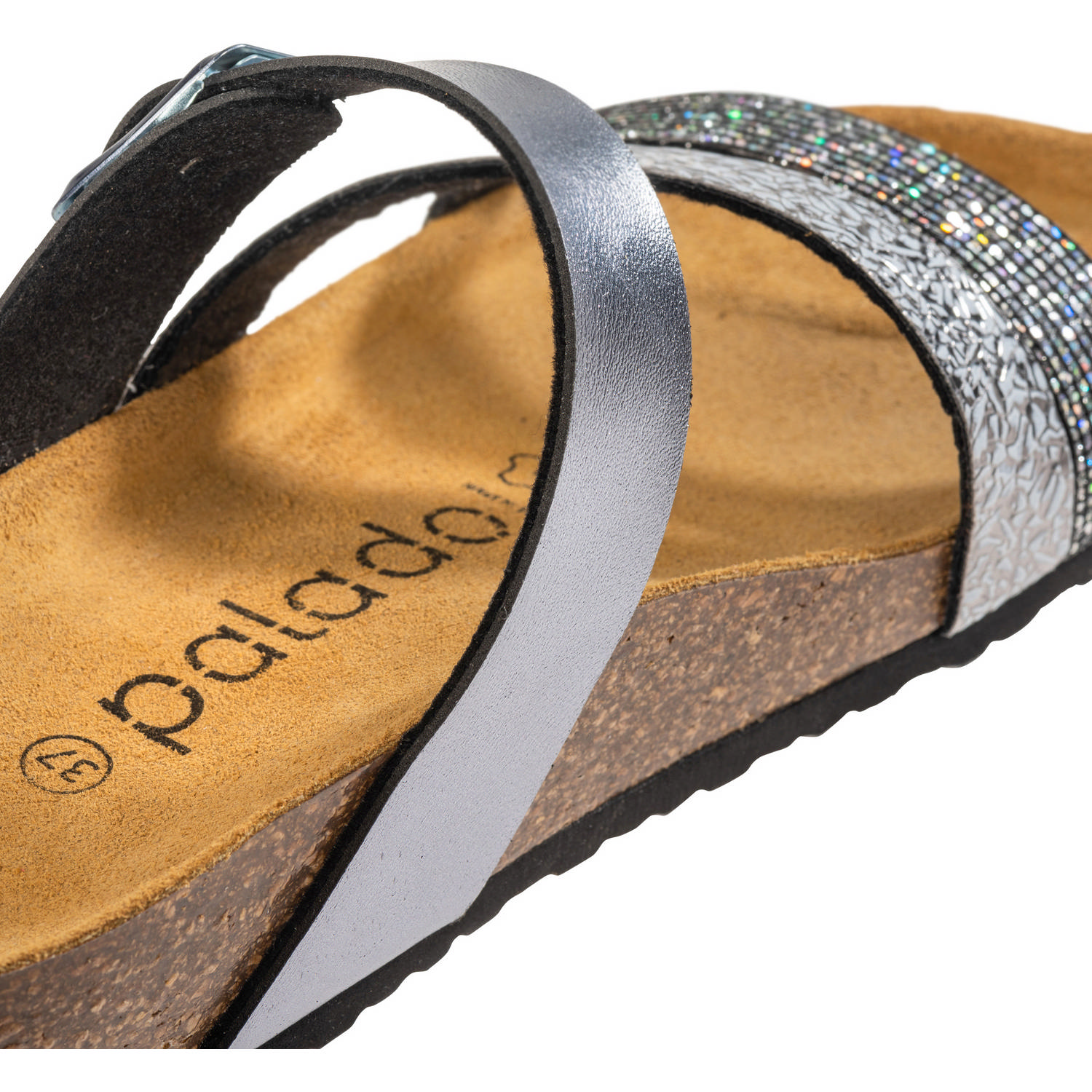 Palado Chios, Pantoletten, Damen, Metallic Grau