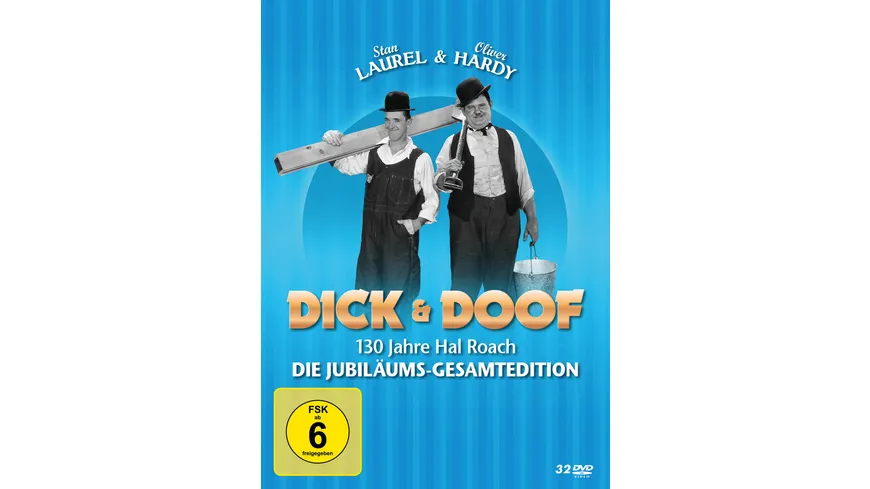 Dick und Doof - 130 Jahre Hal Roach - Die Jubiläums-Gesamtedition (Filmjuwelen)  [32 DVDs]